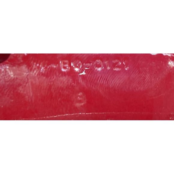 Christian Dior Lady Dior Bag Cannage Quilt Patent Medium Red - Picture 7 of 7